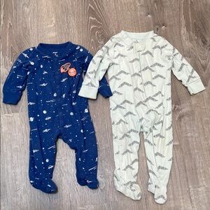 Honest Baby Clothing + Carter’s 6-9 Month Footie Pajama/Onesie Bundle